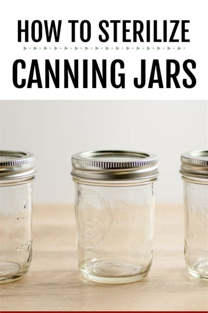 How do you sterilize canning lids?