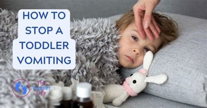 How do you stop a child from vomiting?