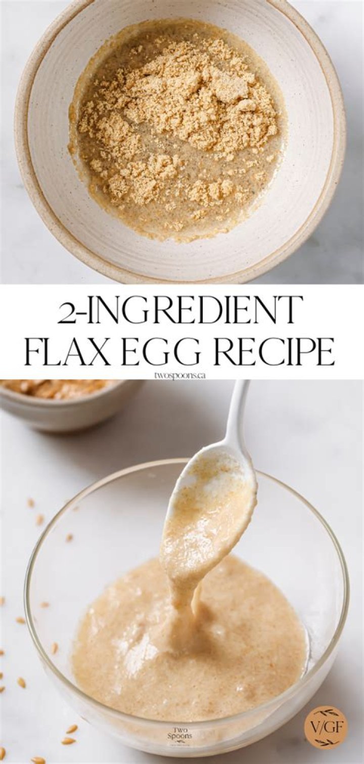 How do you substitute flax meal for eggs?
