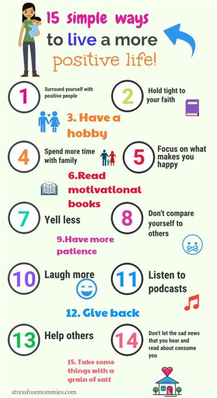 How do you think positive and happy?