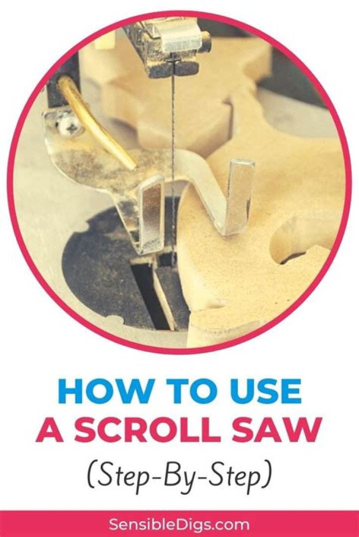 How do you use a scroll saw step by step?