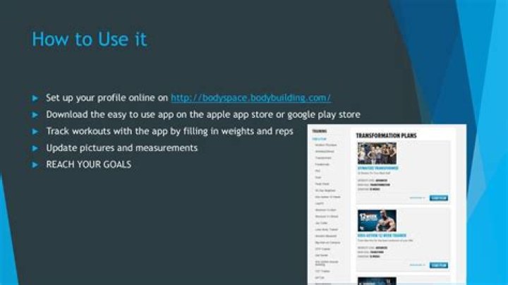 How do you use BodySpace?
