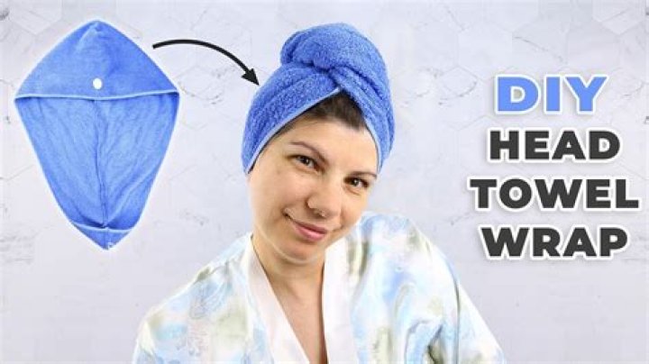 How do you wrap a towel turban?