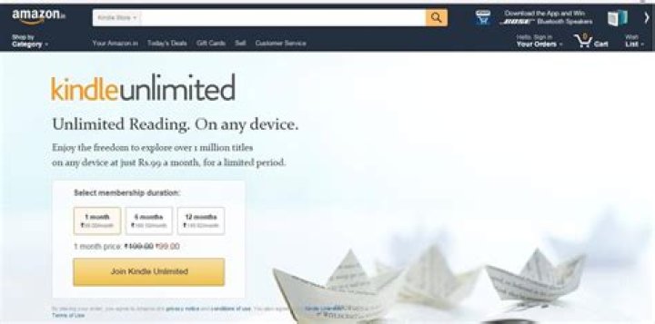 How does Amazon unlimited books work?