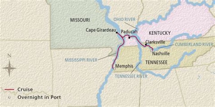 How far apart are Nashville and Memphis?