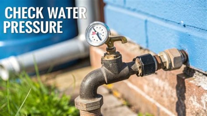 How is residential water pressure measured?