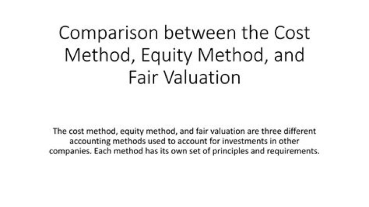How is the cost method different from the equity method?
