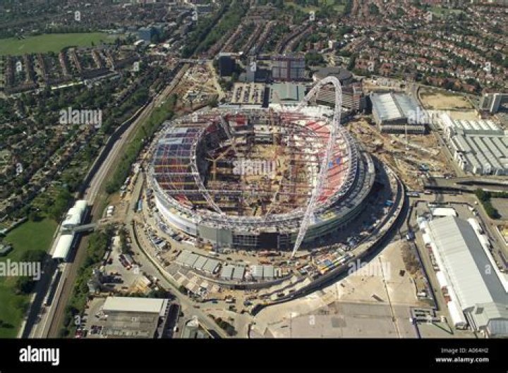 How long did it take to build Wembley Stadium?