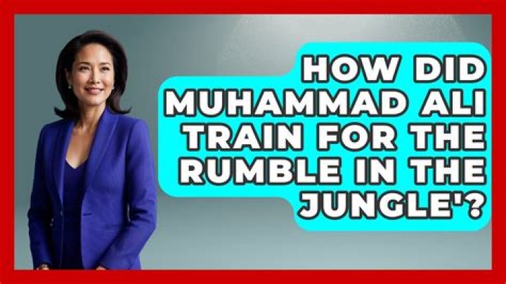 How long did Muhammad Ali train?