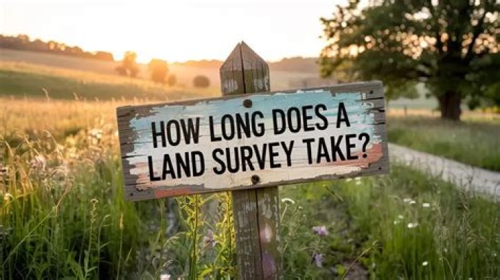 How long does it take to survey a property?