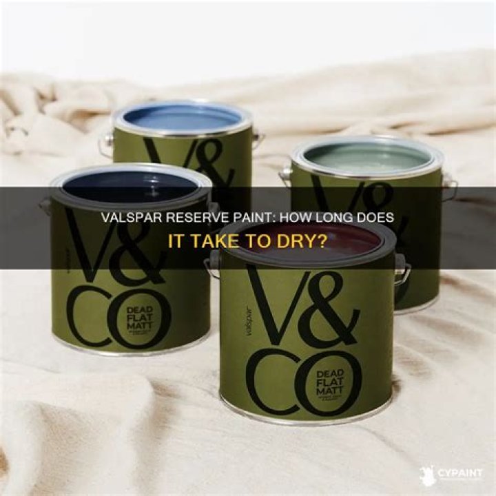 How long does it take Valspar chalk paint to dry?