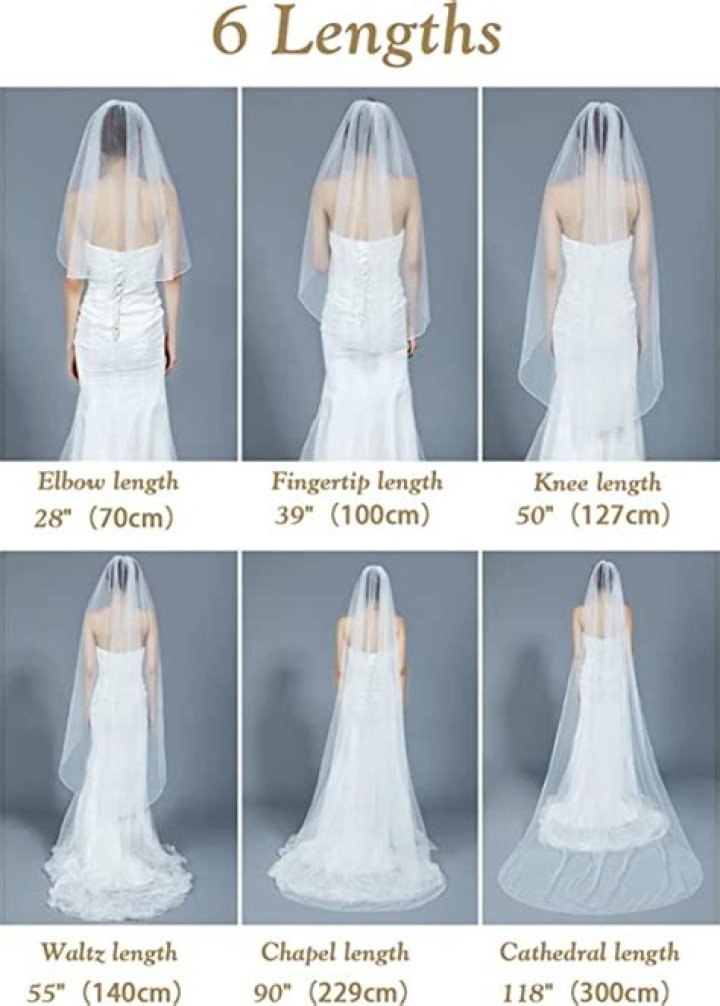 How long is a cathedral length veil?