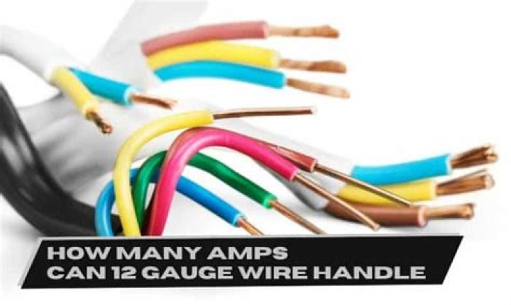 How many amps can a 12 AWG wire handle?