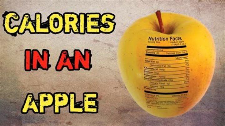 How many calories are in a Macintosh apple?