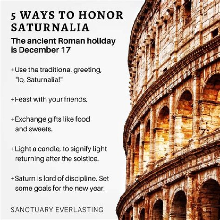 How many days is Saturnalia in December?