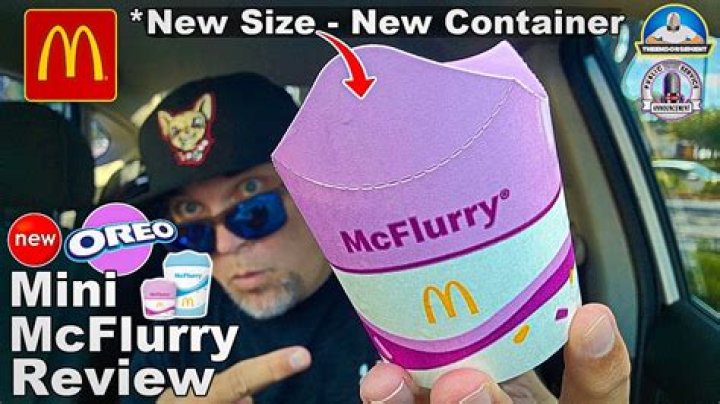 How many ounces is a McFlurry?