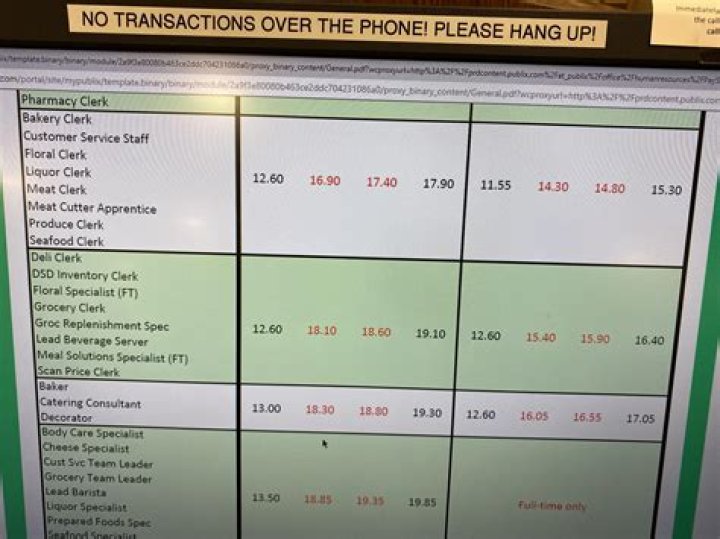 How much does Publix pay full time?