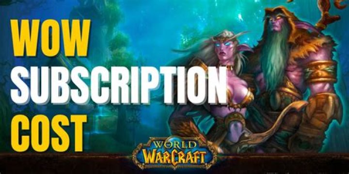How much does World of Warcraft cost?