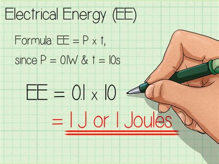 How much electricity is a joule?