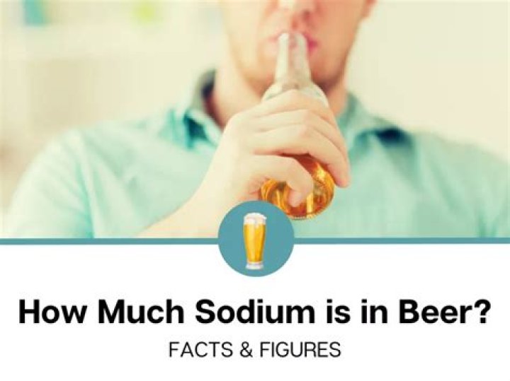 How much sodium is in Guinness beer?