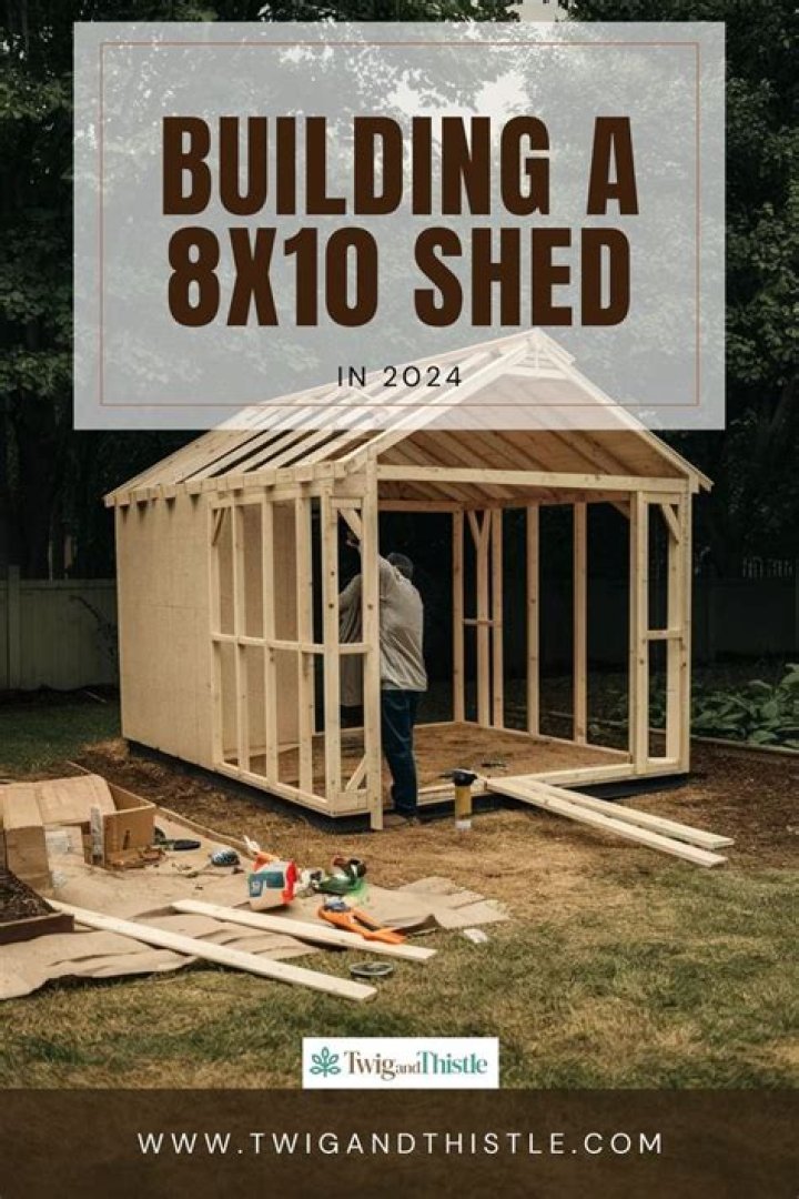 How much wood do I need to build a 8x10 shed?