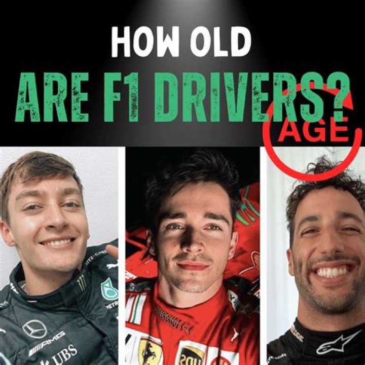 How old are f1 drivers?