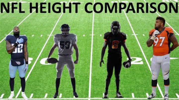How tall is the average NFL cornerback?