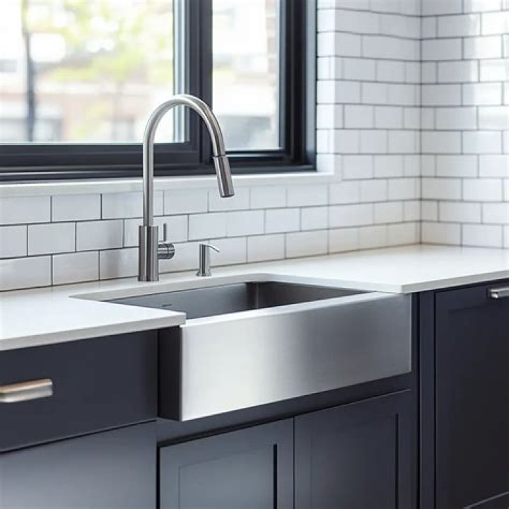 How wide is an apron sink?