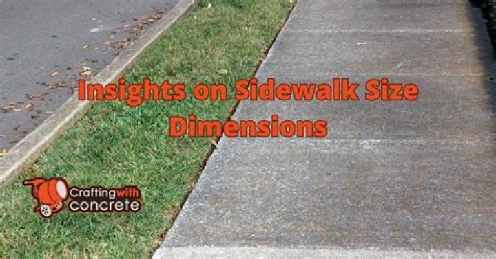How wide should a sidewalk be?
