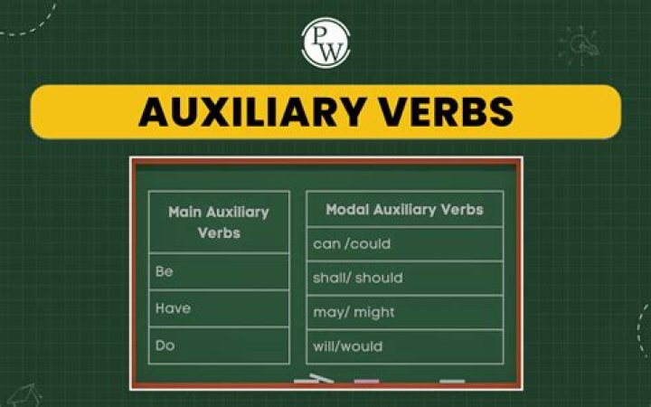 Is an auxiliary a verb?