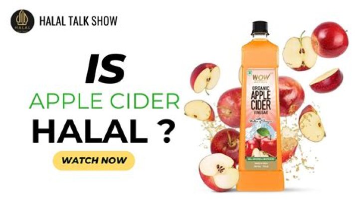 Is apple cider halal?