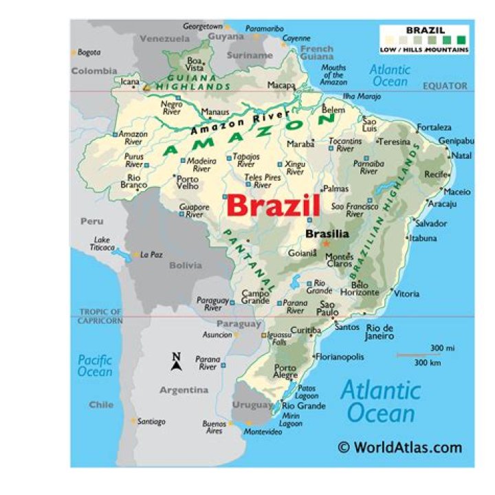 Is Brazil considered a Latin country?