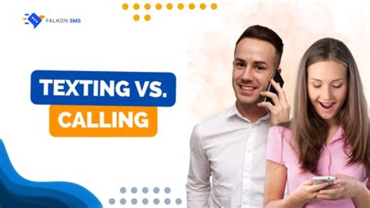Is calling and texting the same thing?