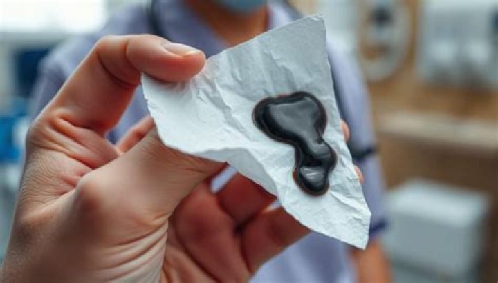Is coughing up black stuff a sign of cancer?