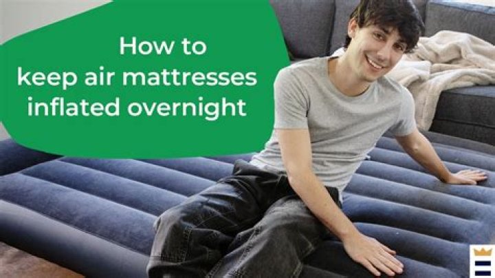 Is it bad to keep an air mattress inflated?