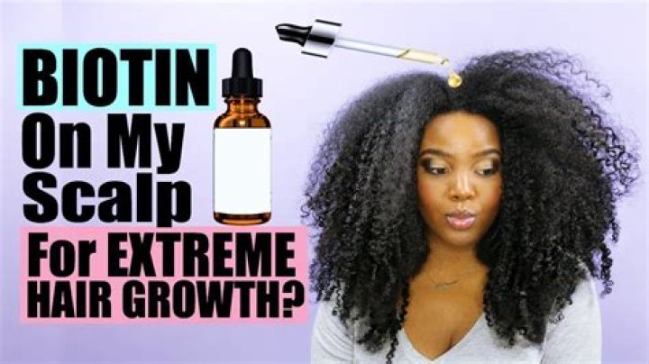 Is it OK to put biotin in your hair?