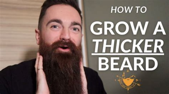 Is it possible to grow a thicker beard?