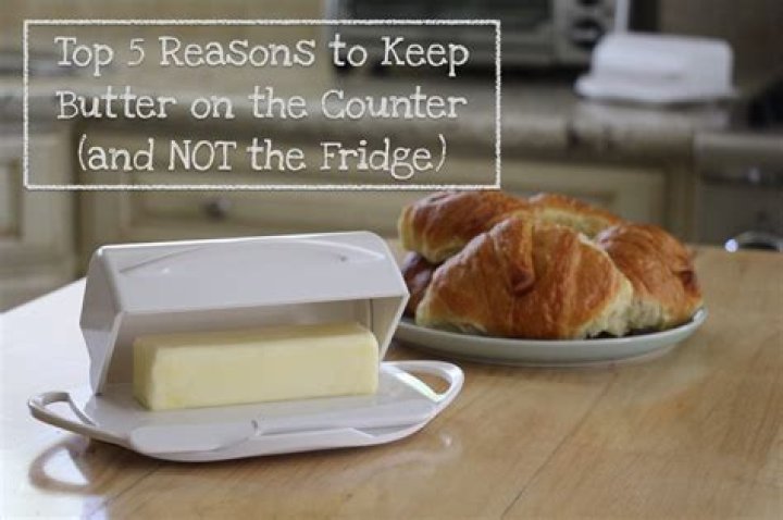 Is it safe to keep butter on counter?
