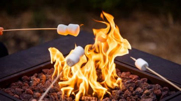 Is it safe to roast marshmallows over propane fire pit?
