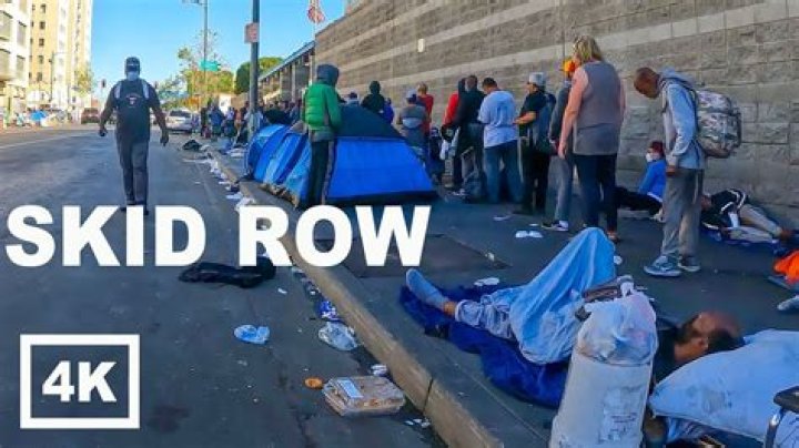 Is it skid row or skid road?
