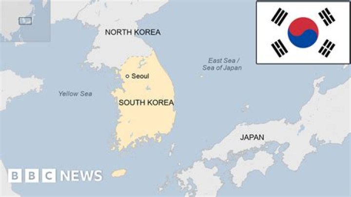 Is Korea closer to east or west coast?