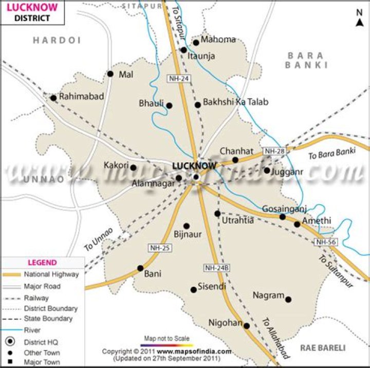 Is Lucknow UP East or West?