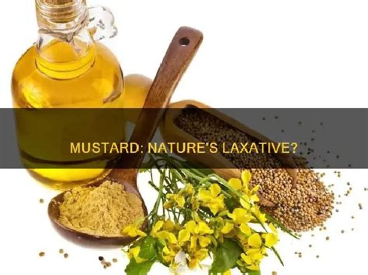 Is mustard a laxative?