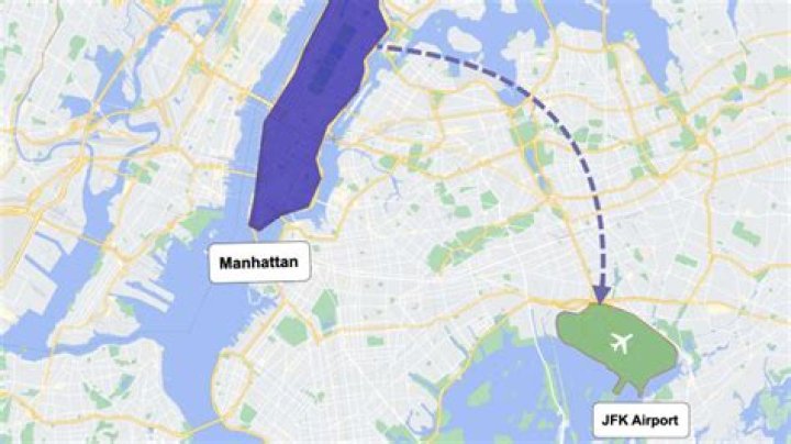 Is Newark Airport or JFK closer to Manhattan?