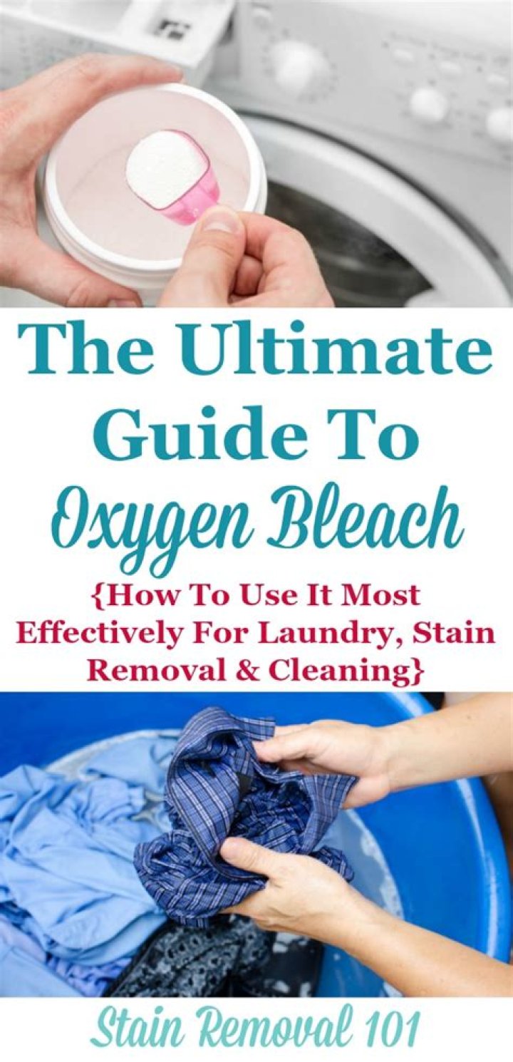 Is OxiClean powdered oxygen bleach?