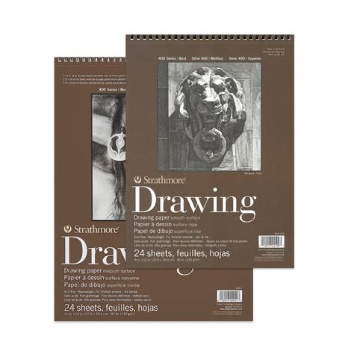 Is Strathmore 400 series paper drawn?