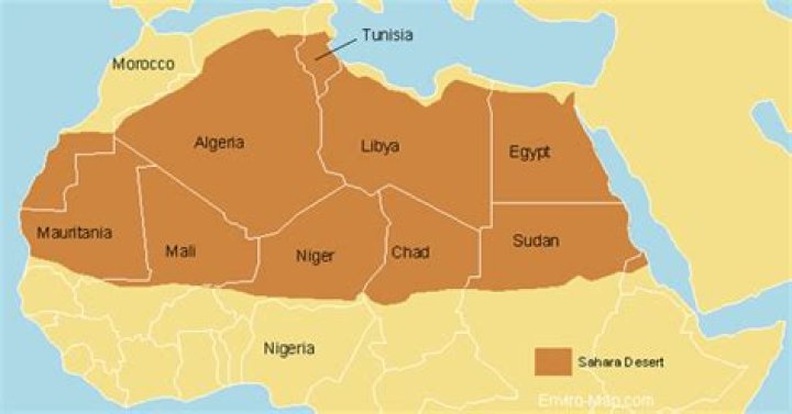 Is the Sahara Desert in China?