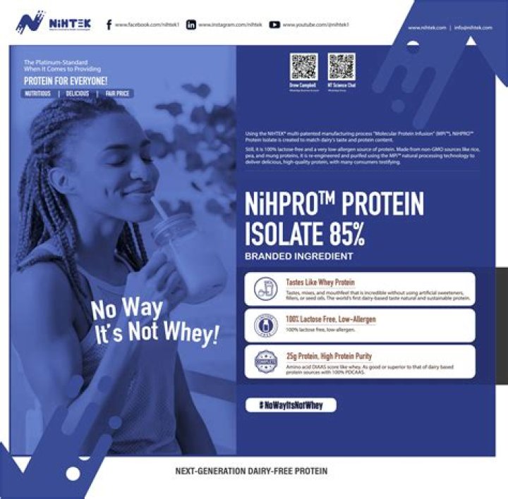 Is there dairy free whey protein?