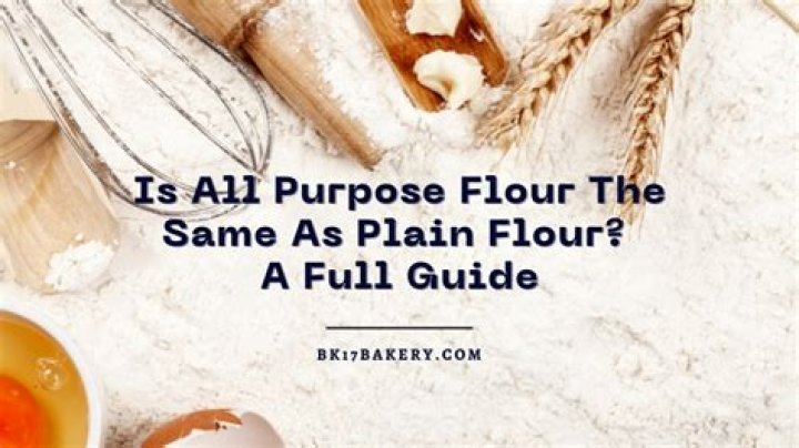 Is wheat flour same as plain flour?