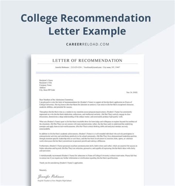 Should letters of recommendation be on letterhead?